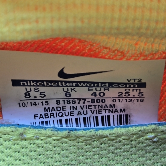 Nike LunarEpic Flyknit Women's Running Shoes Size 8.5 - Picture 8 of 8